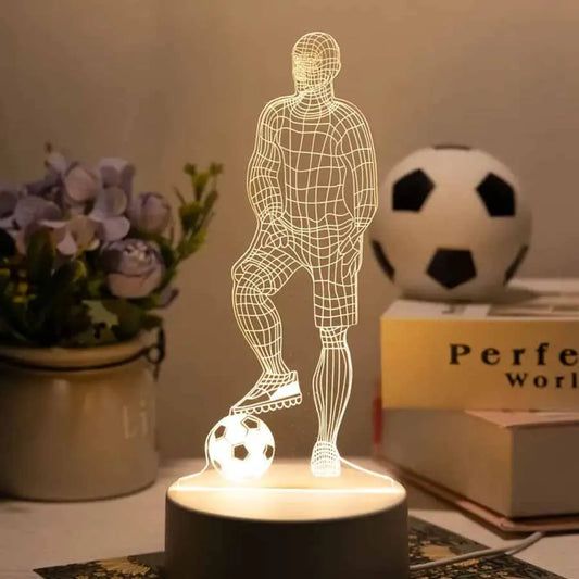 LED 3D Football Theme